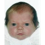 Syn Piotra i Marty Szurkawskiej w wieku dwóch tygodni - zdjęcie do paszportu